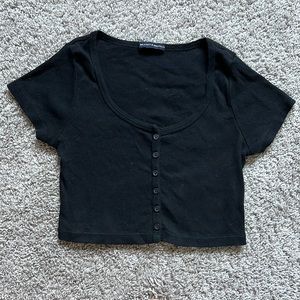 Brandy Melville Button Crop Top